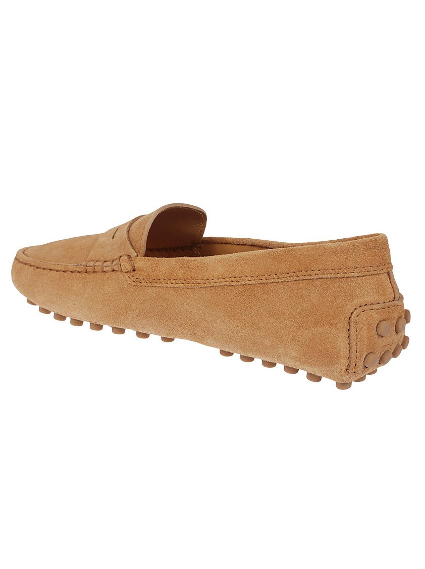 Tod's Classic Moccasin Loafers With Rubber Studded Sole