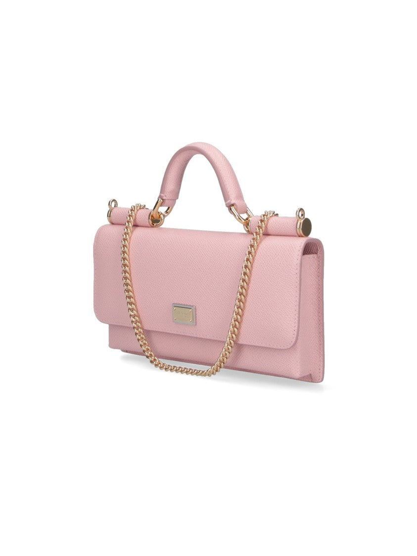 Dolce & Gabbana Mini Logo Bag – Pink
