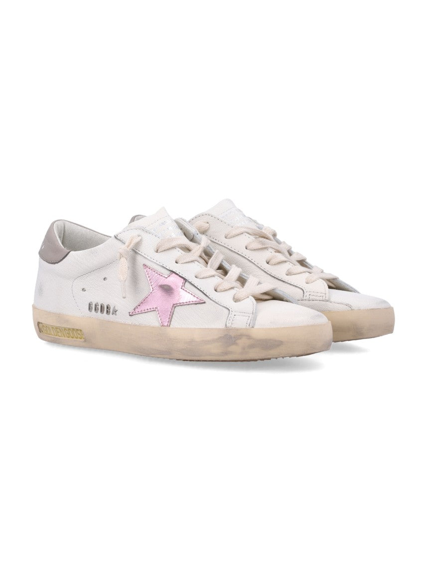Golden Goose Golden Goose Super-Star White Nappa Woman's Sneakers