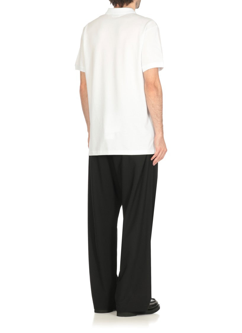 Moschino Cotton Three-Button Polo Shirt