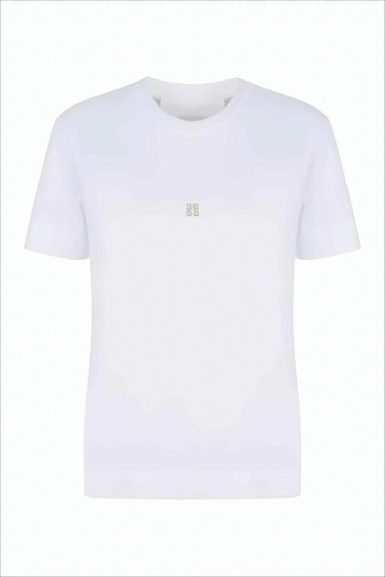 Givenchy Short-Sleeved Cotton T-Shirt With Subtle Brand Detail
