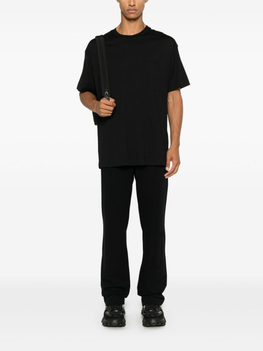 Givenchy Black Lightweight Jersey Embossed Logo T-Shirt