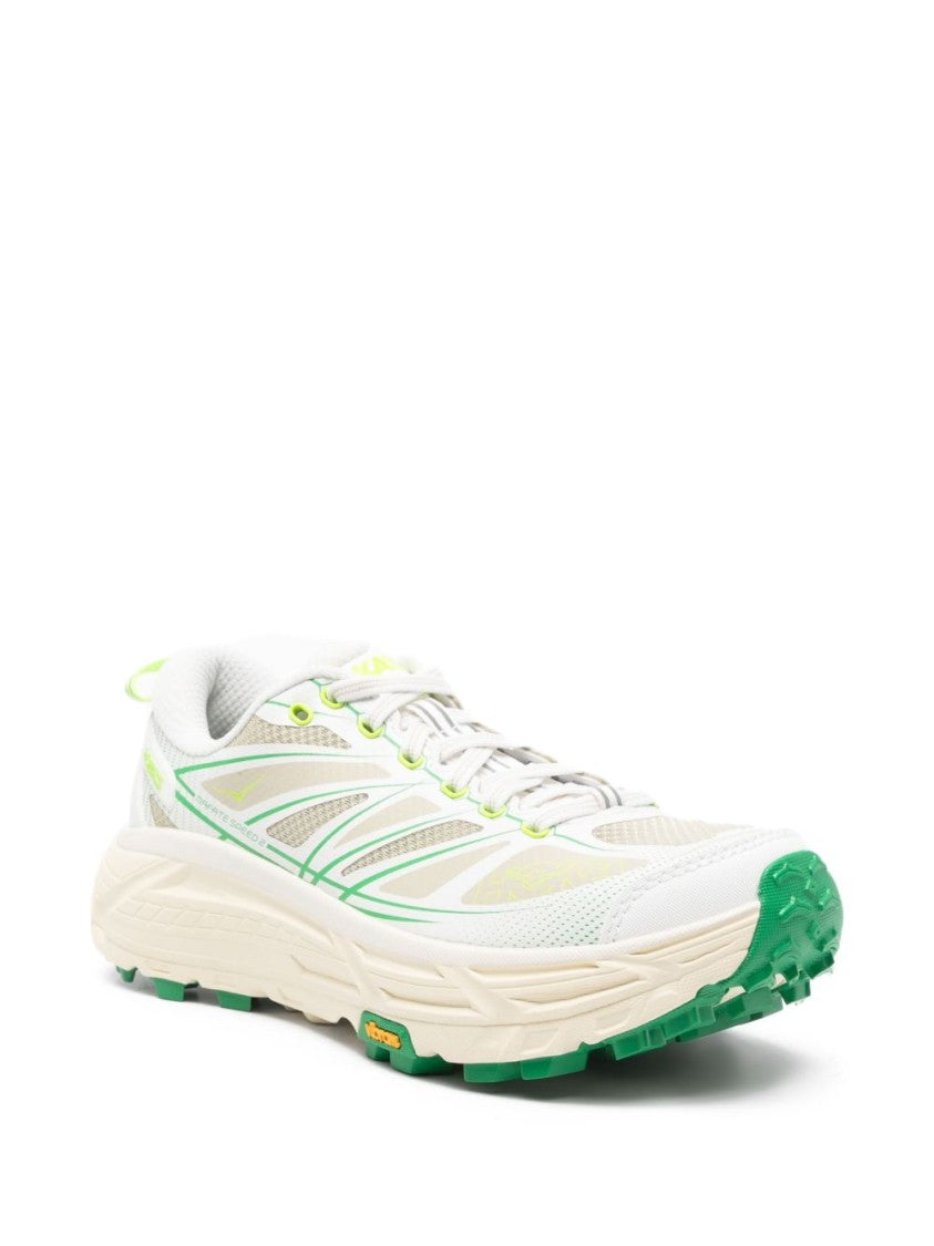 Hoka White Sneakers With Breathable Mesh Upper