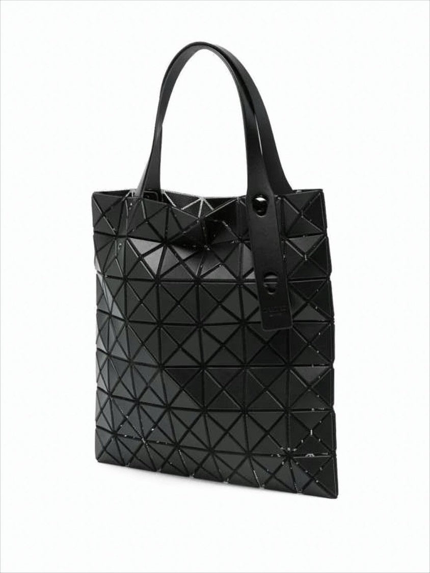 Baobao Geometric Faceted Black Tote Bag