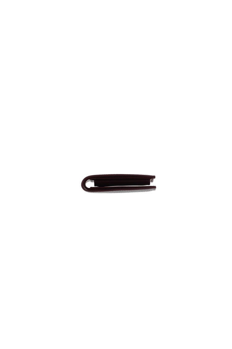 Orciani Leather Wallet With Contrasting Interior