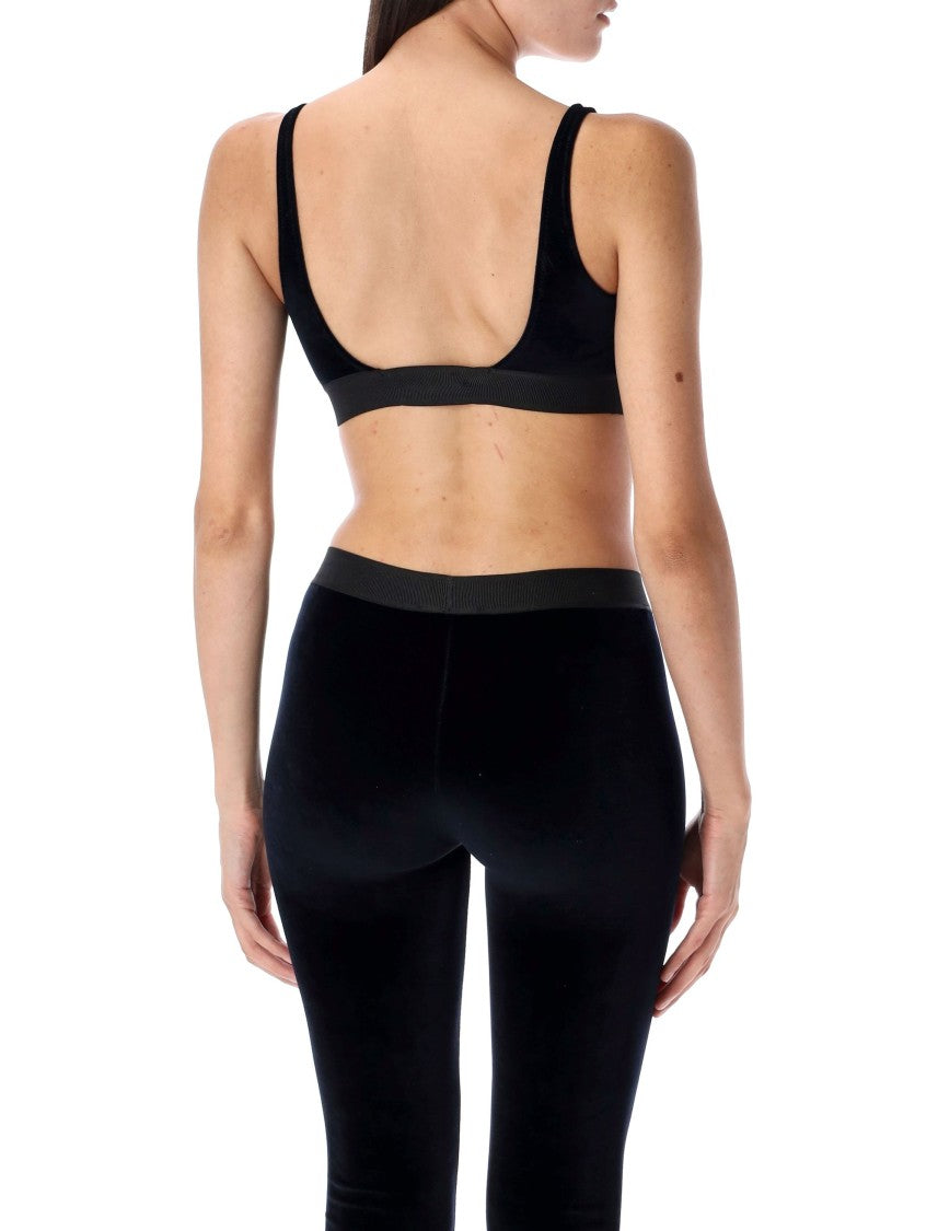 Tom Ford Stretch Velvet Bralette