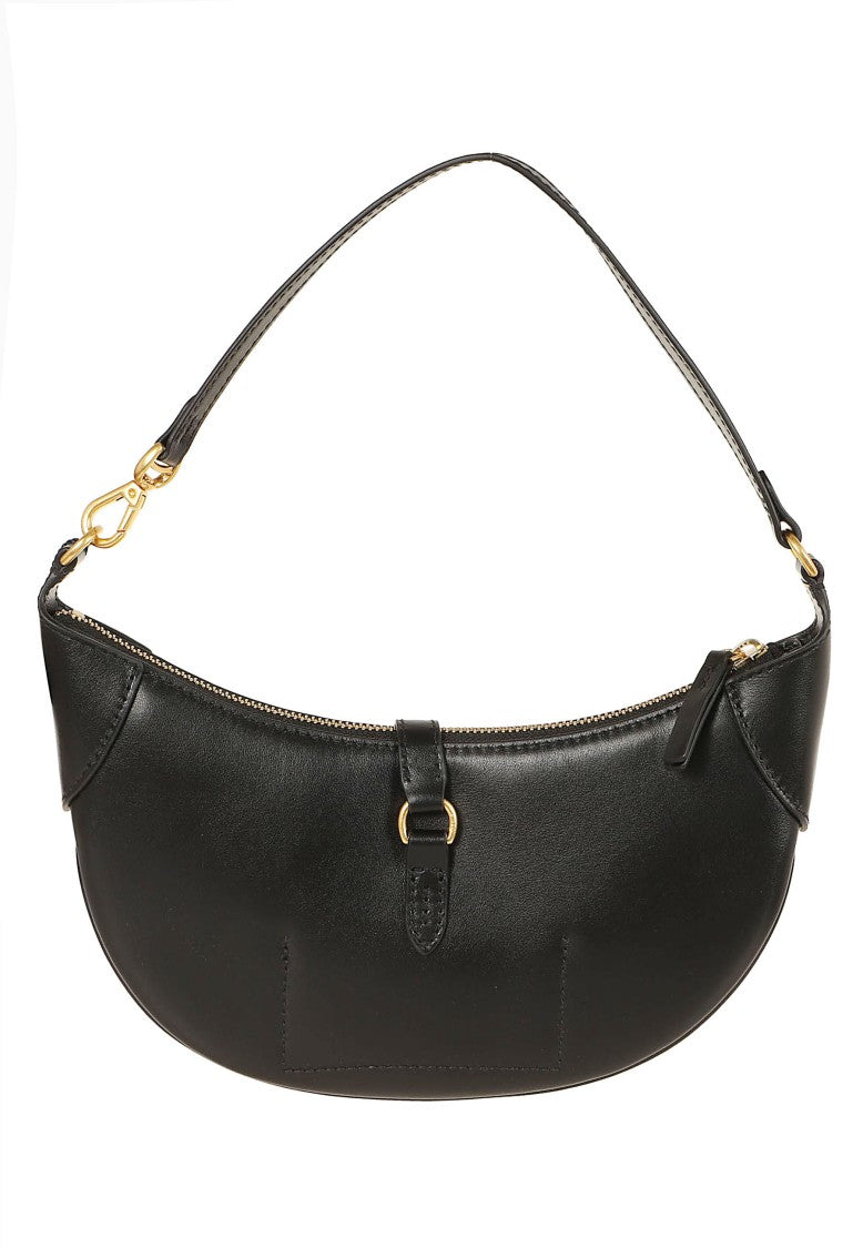 Polo Ralph Lauren Half-Moon Leather Shoulder Bag