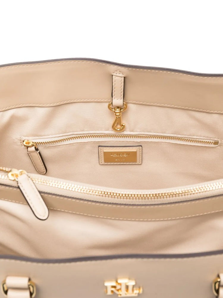 Lauren Ralph Lauren Marcy 36 Large Structured Tote Bag With Gold-Tone Hardware