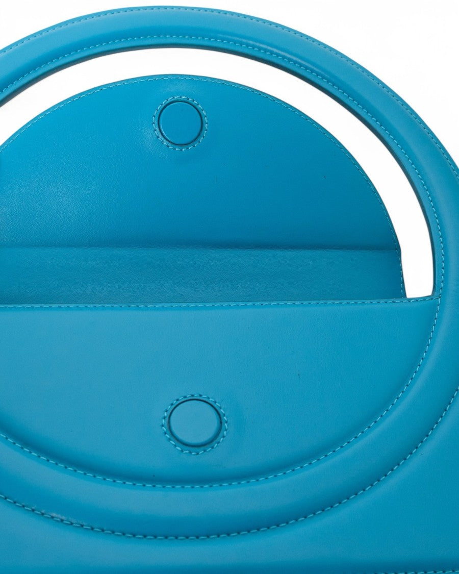 Jacquemus Le Sac Round Medium Azzurra