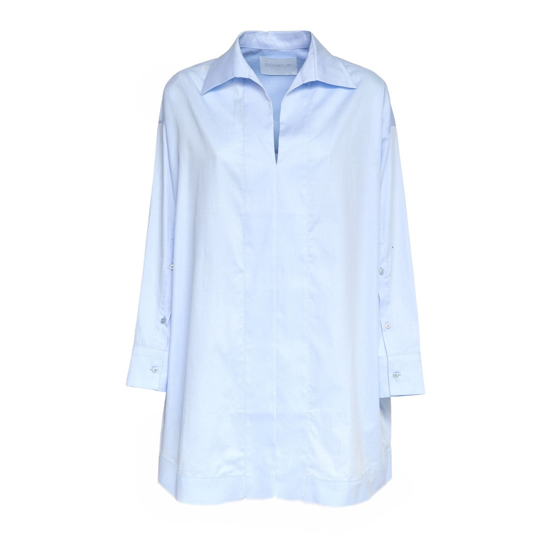 Dondup V-Neck Long-Sleeve Shirt Dress