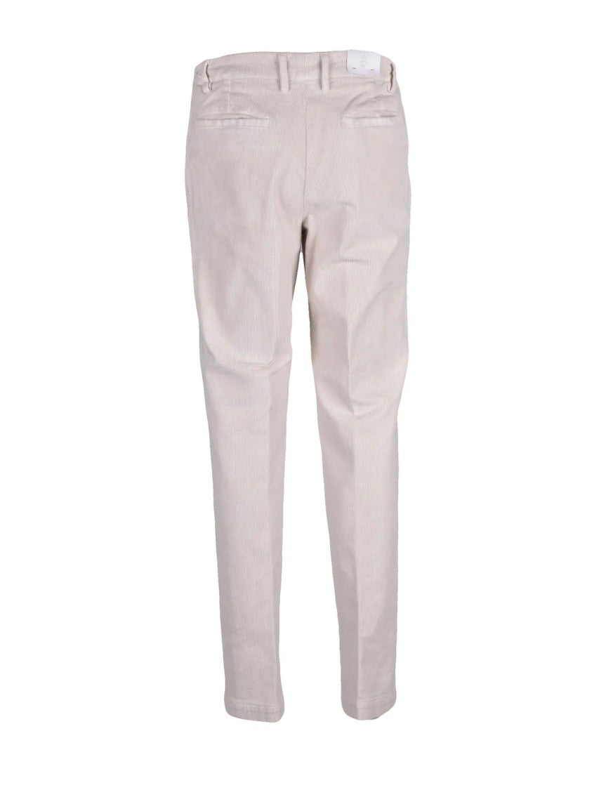 Eleventy Beige Stretch Cotton Regular Fit Chino Pants