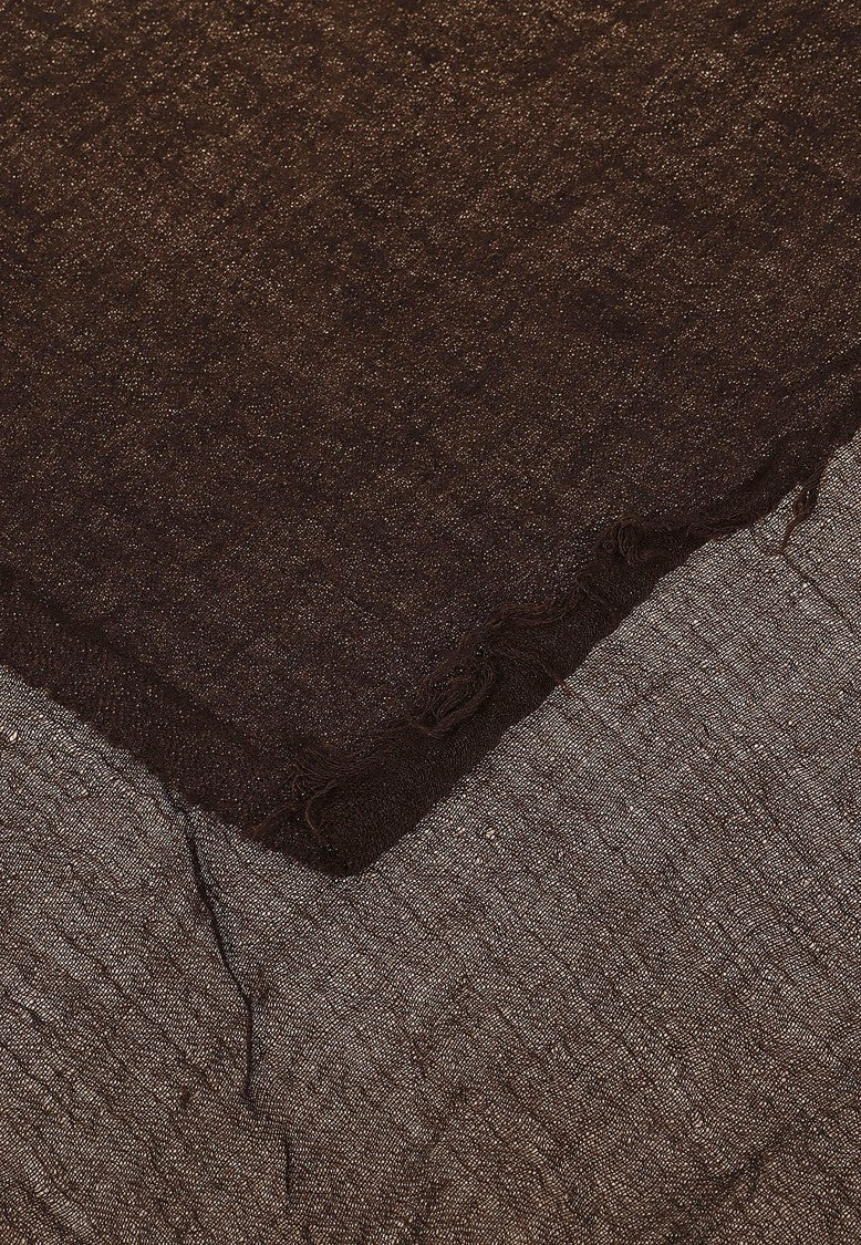 Destin Large Lightweight Square Scarf With Finely Hand-Frayed Edges