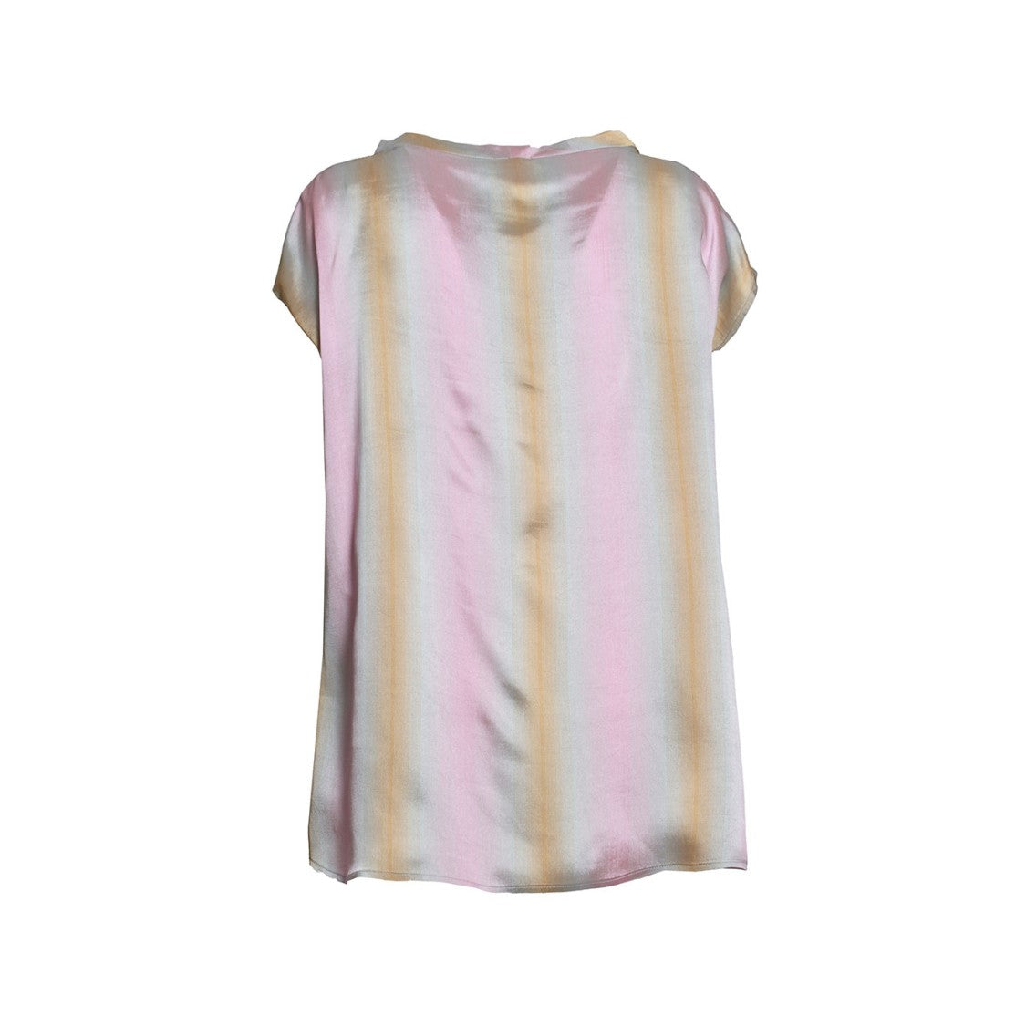 Aspesi Multicolored Viscose Silk Twill Top
