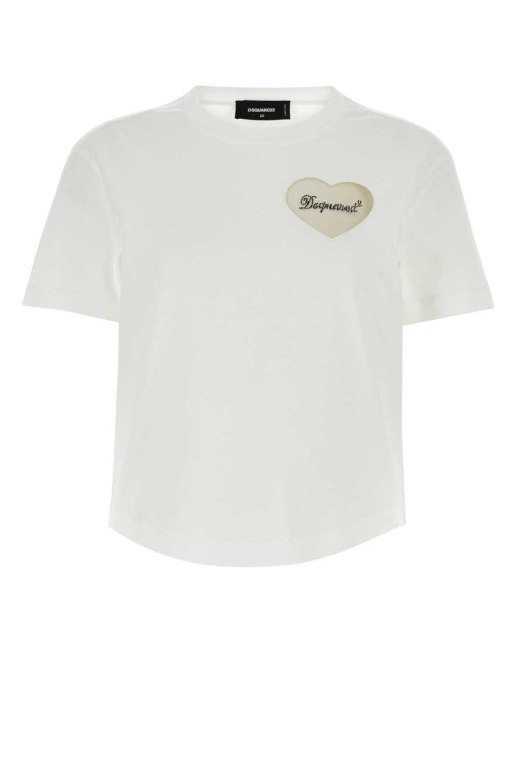 Dsquared2 White Jersey T-Shirt