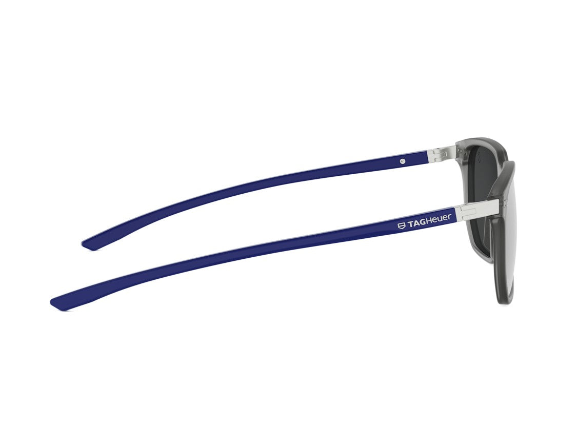 Tag Heuer Translucent Grey Th40065i Acetate Square Sunglasses
