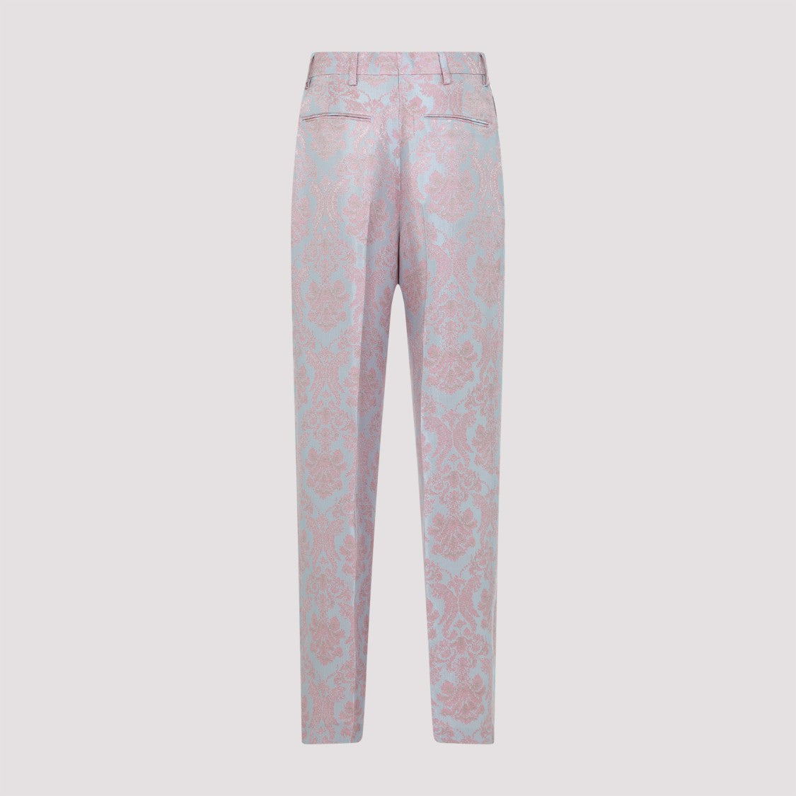Dries Van Noten Tailored Trousers With Delicate Floral Pattern