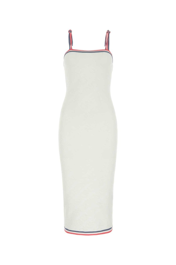 Fendi White Viscose Blend Dress