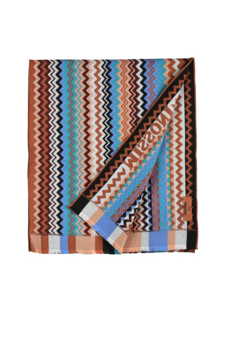 Missoni Brown Wool Scarf