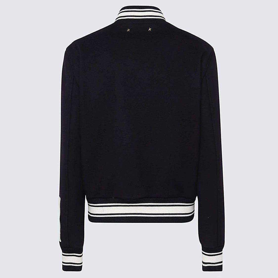 Golden Goose Black Wool Blend Bomber Jacket