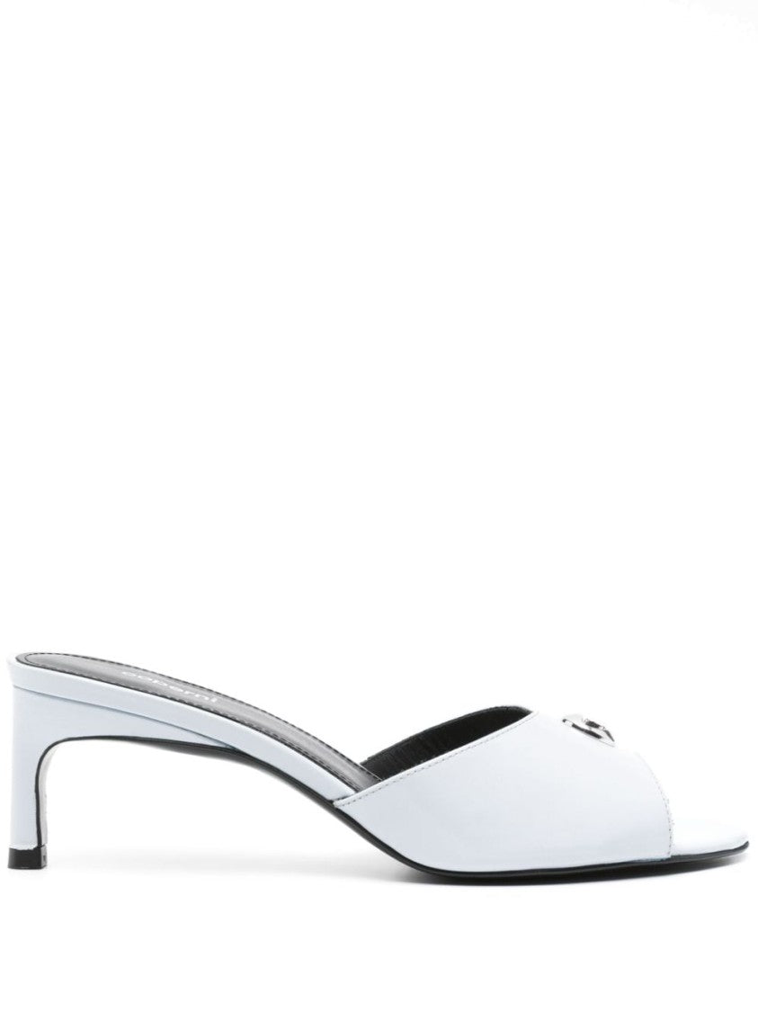 Coperni Light Blue Calf Leather Open Toe Sandals