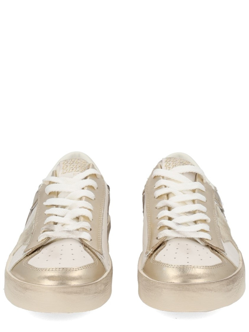 Golden Goose Stardan Star-Embellished Leather Low-Top Sneakers
