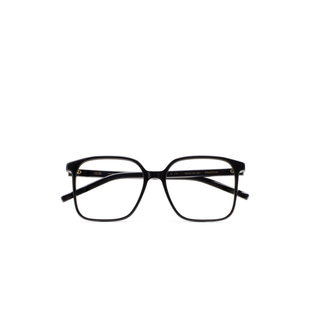 Kaleos Bradshaw Rectangular Black Eyeglasses With Rounded Edges