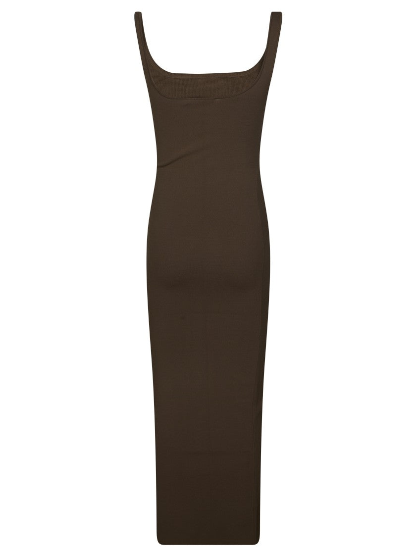 Entire Studios Square Neck Clean Lines Midi Dress