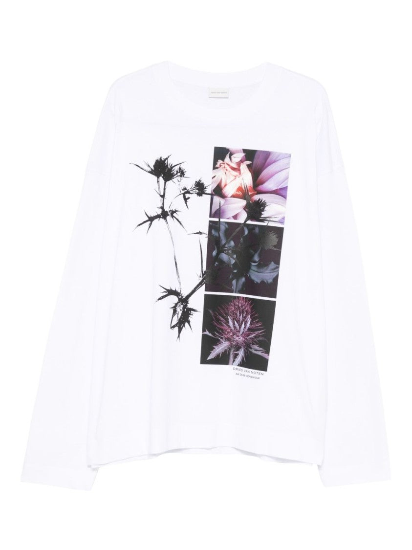 Dries Van Noten Hegland Botanical Printed T-Shirt