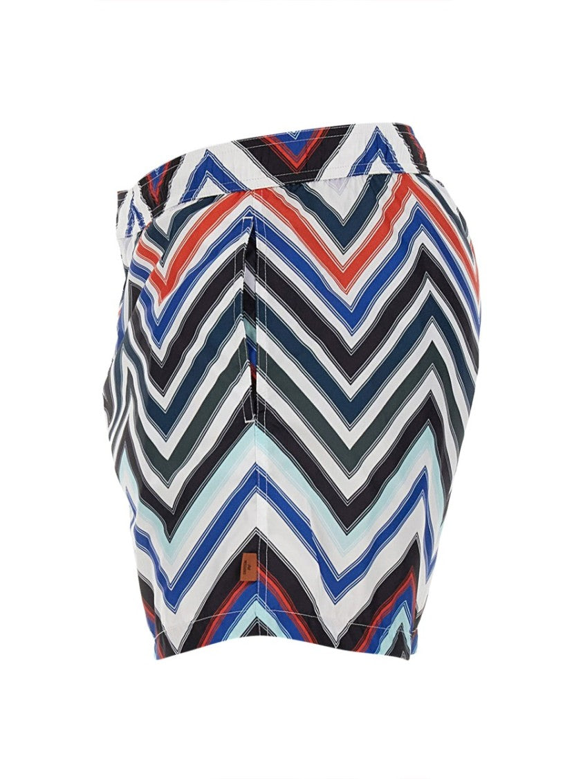 Missoni Vibrant Zigzag Pattern Swimsuit By Missoni