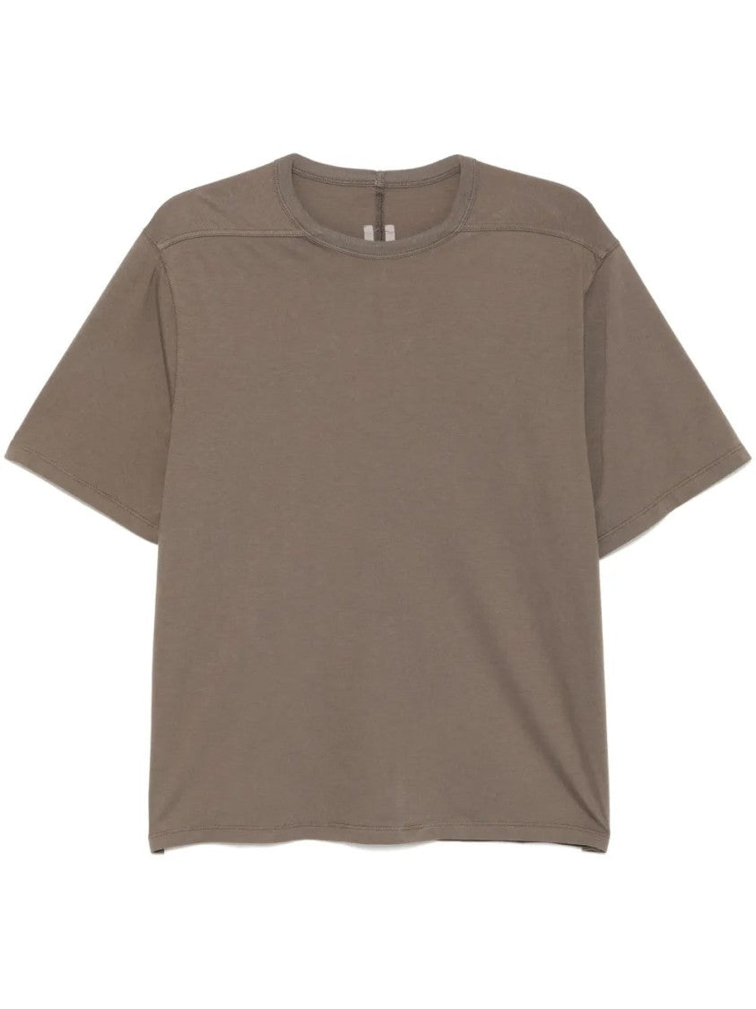 Rick Owens Brown Relaxed-Fit Short Sleeve T-Shirt With Design