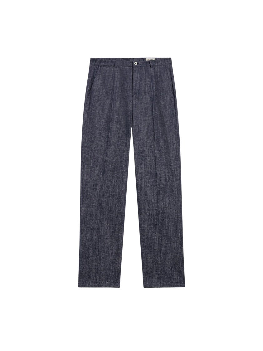 Pence Noel Spicy Blue Stretch Denim Chinos