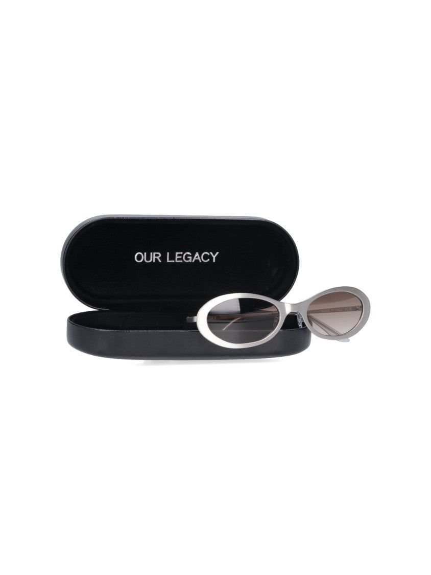Our Legacy "Tad It Bubble" Sunglasses – Silver