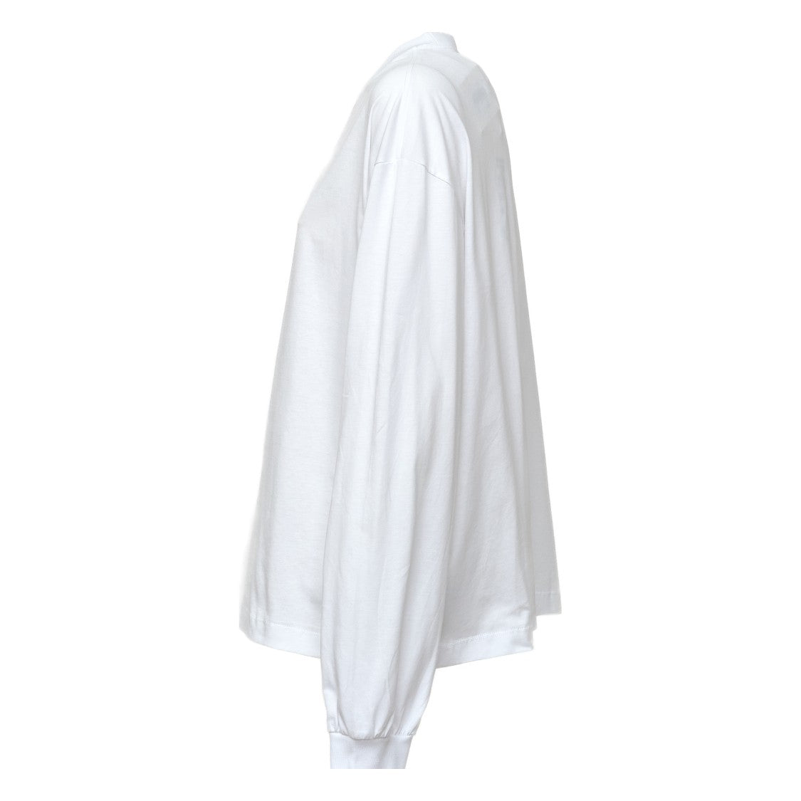 Ganni Essential Basic Logo Long-Sleeve T-Shirt