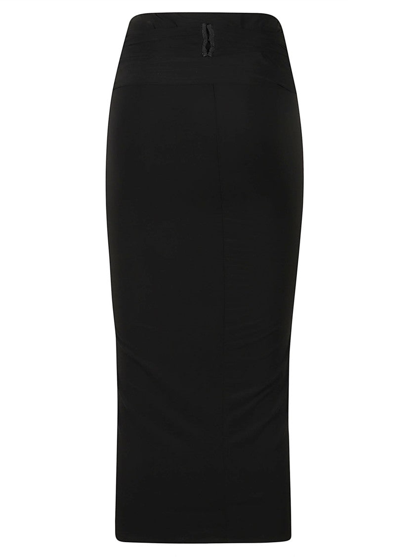 Wardrobe.Nyc Translucent Midi Skirt With Minimalist Silhouette