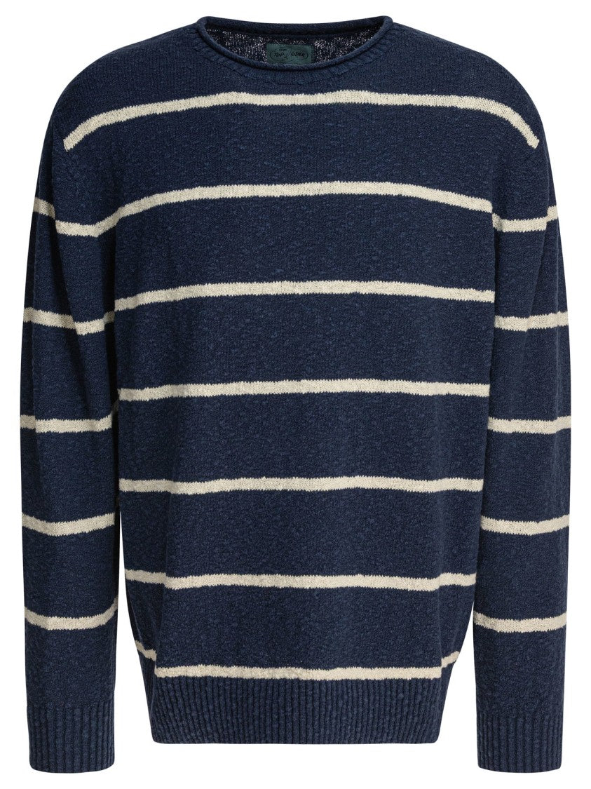 Beams Plus Striped Crewneck Sweater