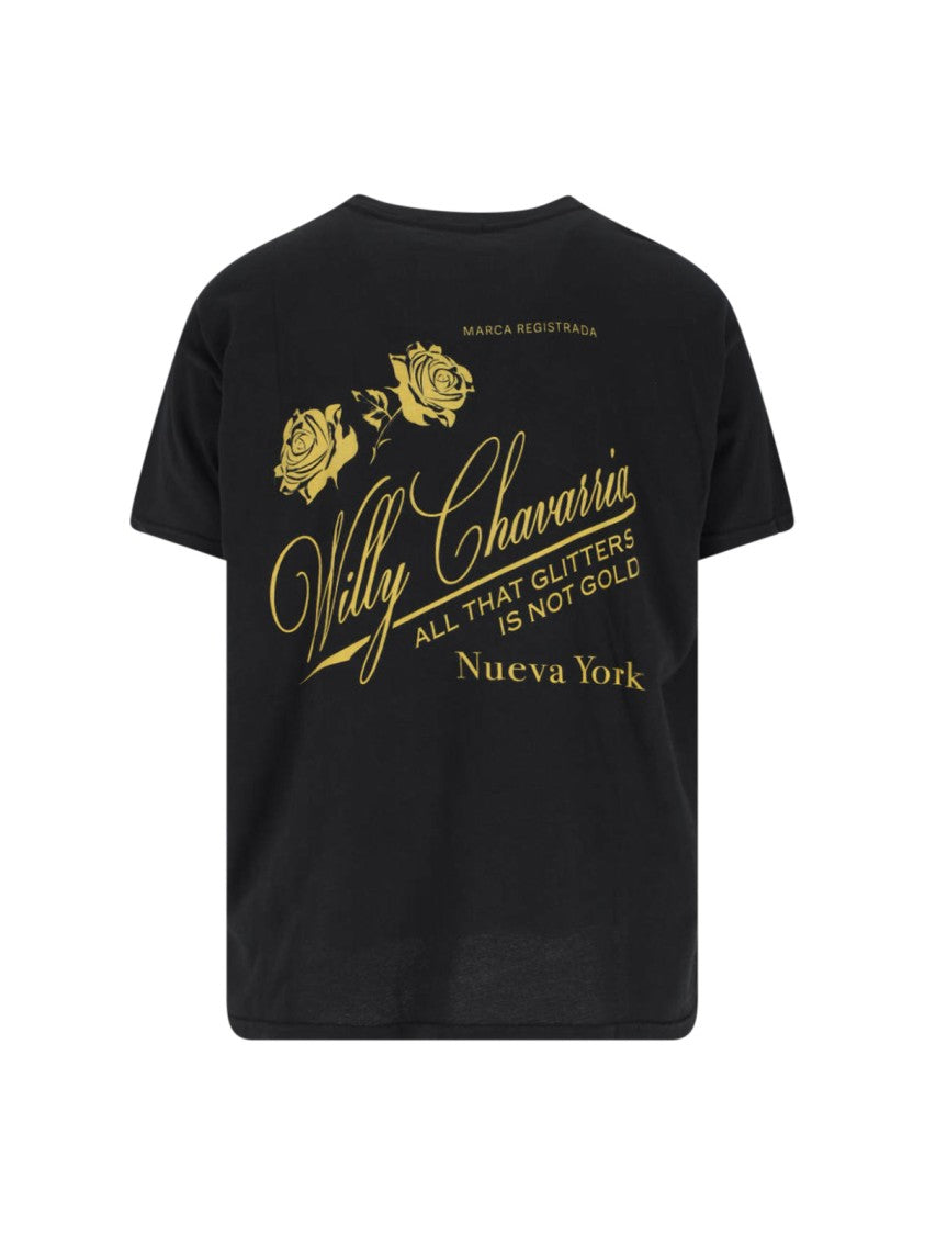 Willy Chavarria Proverb Easy T-Shirt – Black