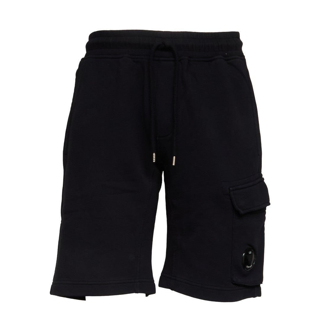 C.P. Company Cotton Diagonal Fleece Cargo Shorts