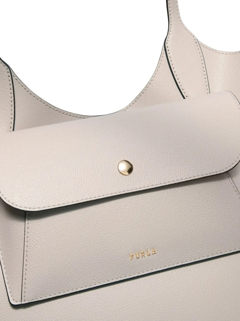 Furla Lea M Tote Smooth Leather Structured Bag
