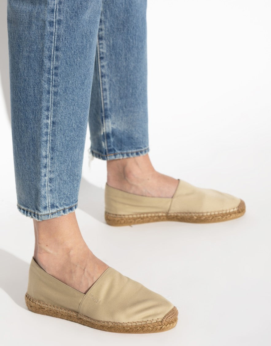 Saint Laurent Cassandre Ysl Logo Espadrilles