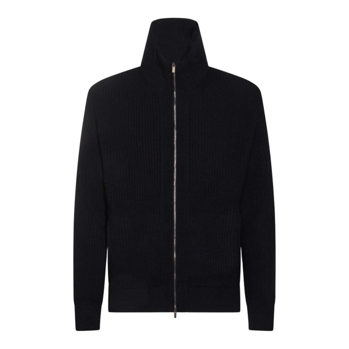 Altea Ribbed Knit Black Sweater