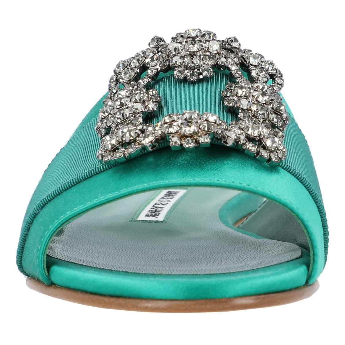 Manolo Blahnik Martamod Flat Green