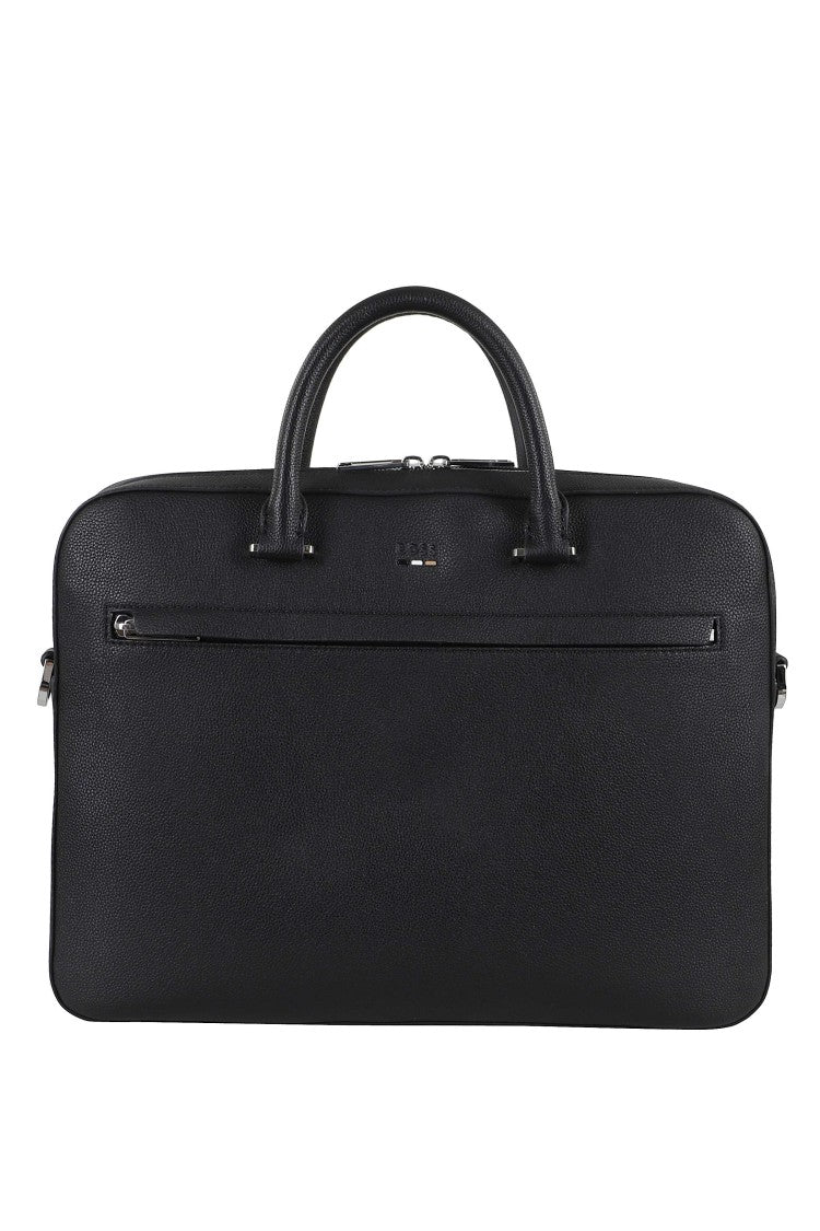 Boss Black Ray S Doc Single-Compartment Polyurethane Briefcase