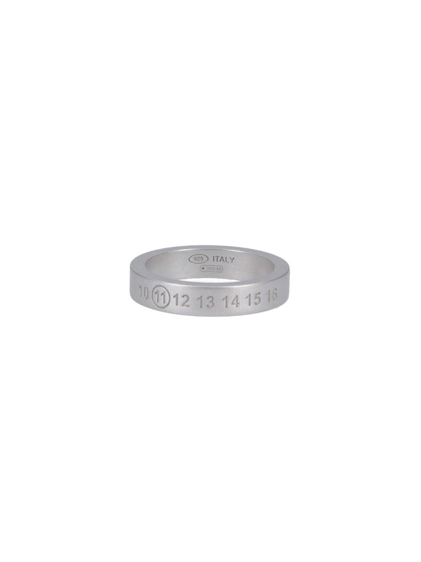 Maison Margiela Polished Silver Minimalist Jewelry