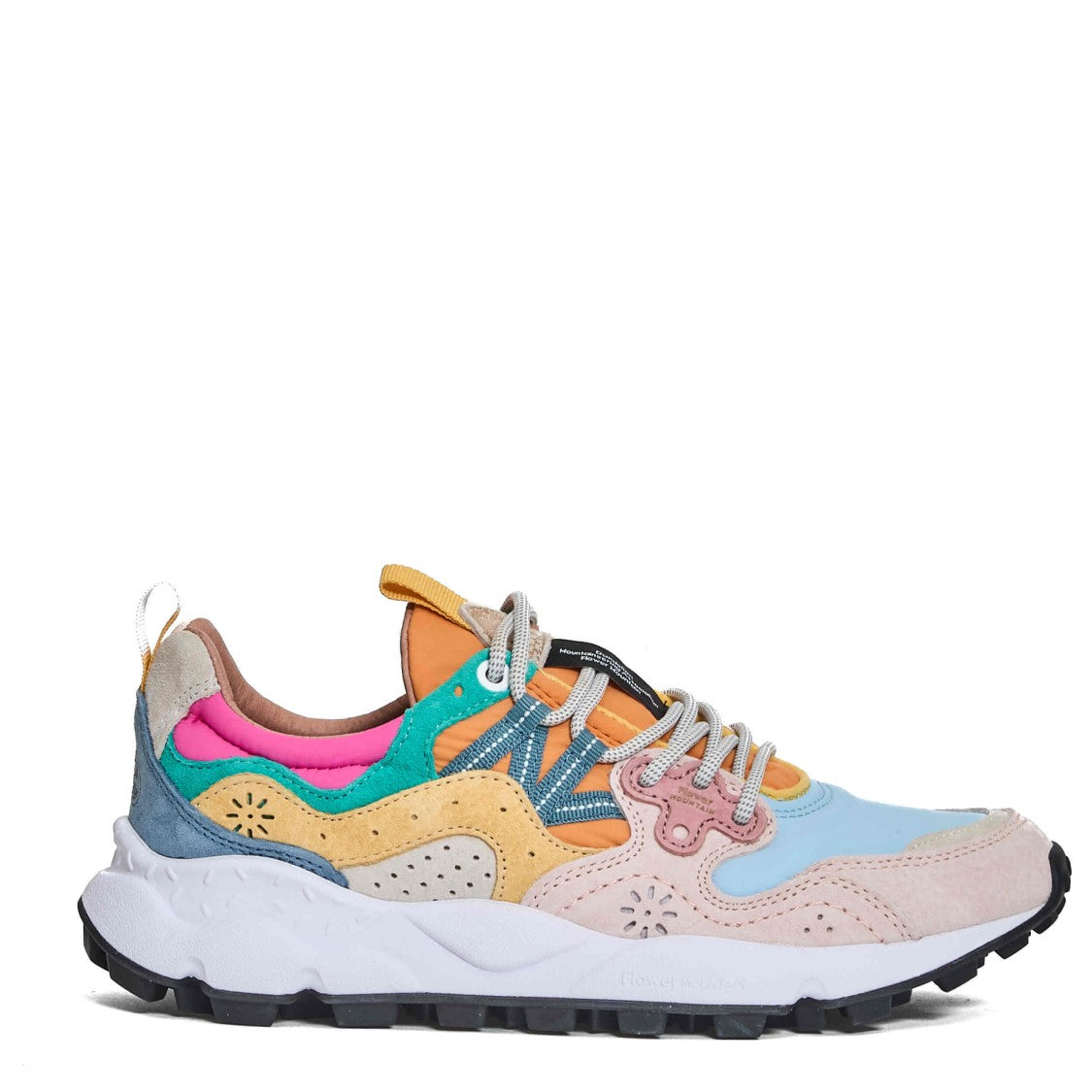 Flower Mountain Yamano 3 Pink And Light Blue Sneakers