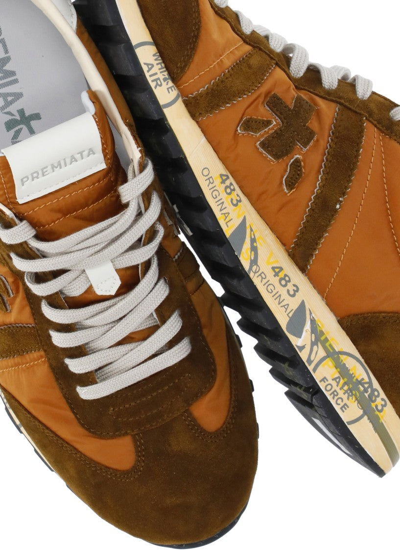 Premiata White Lucy 8191 Fabric Sneakers