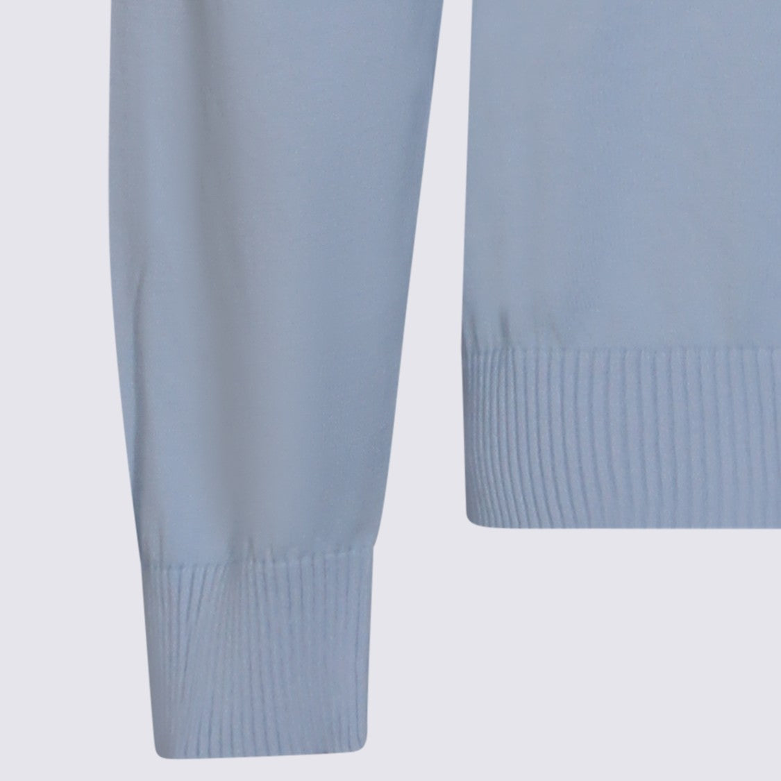 Malo Clear Blue Fine-Knit Sweater