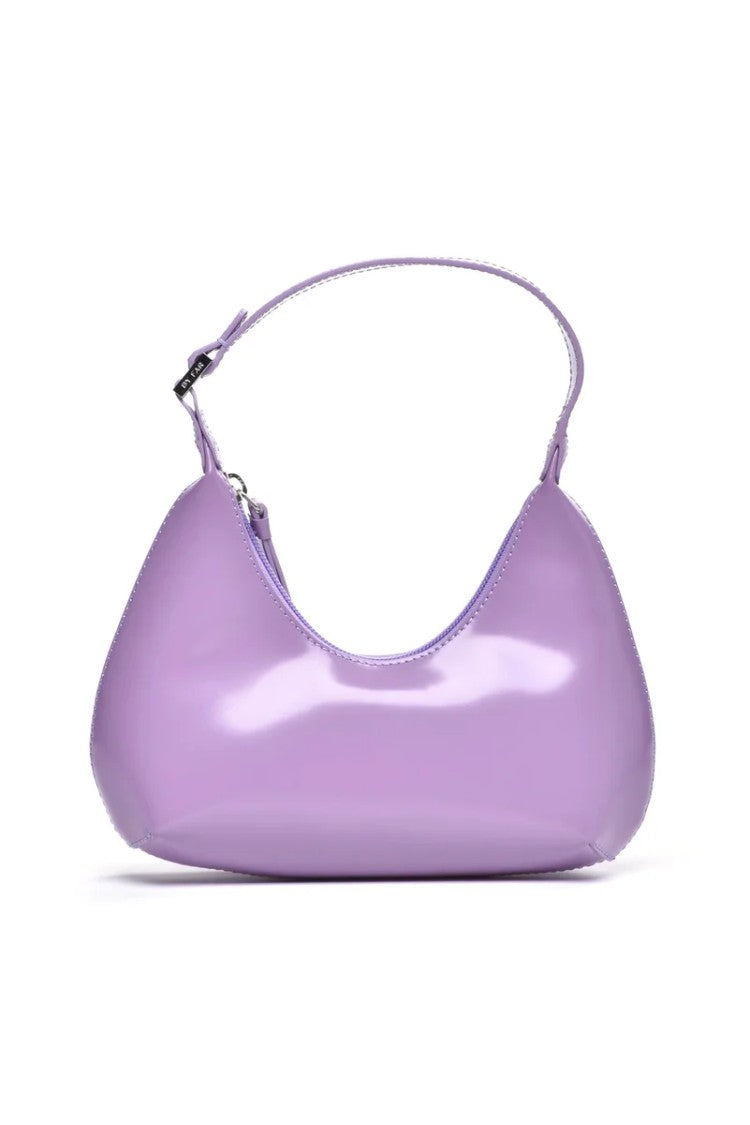 By Far Leather Hand Bag - Purple