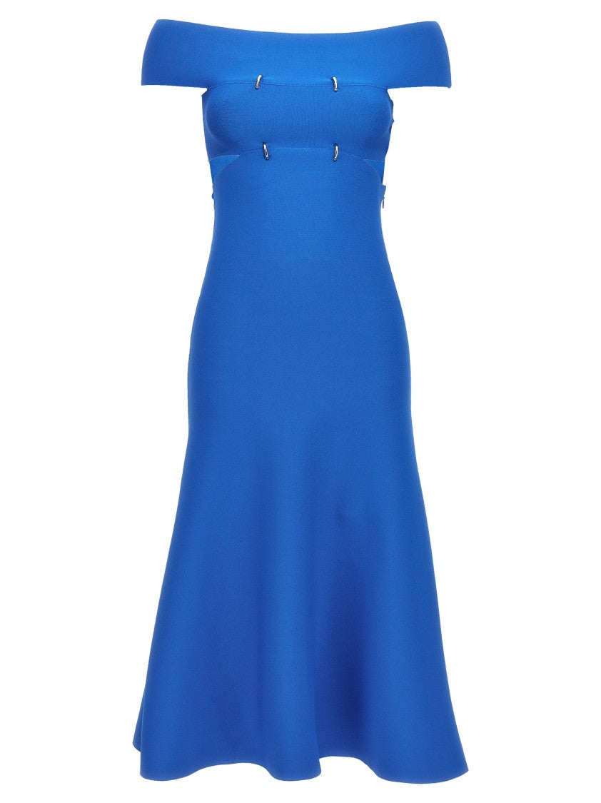 Alexander Mcqueen Off-Shoulder Puffer Dress