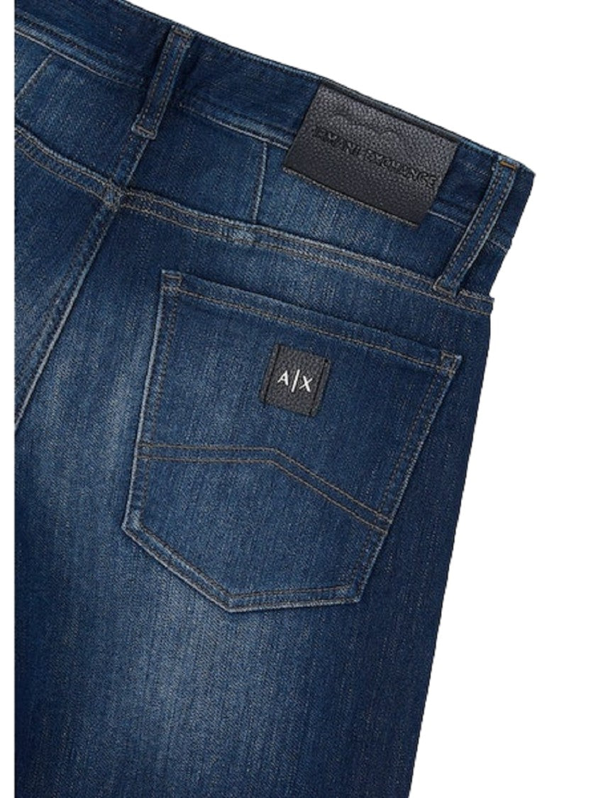 Armani Exchange Skinny Fit Blue Jeans