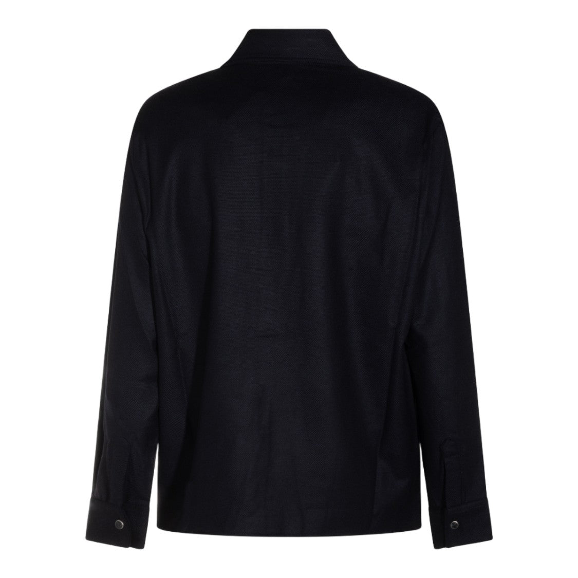Marco Pescarolo Classic Structured Collar Jacket With Flap Pockets